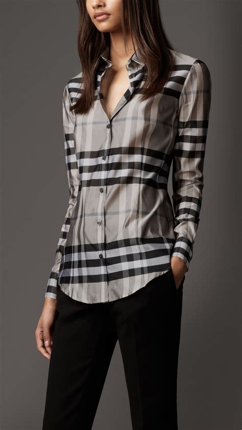 burberry inspired blouse|female burberry shirts on sale.